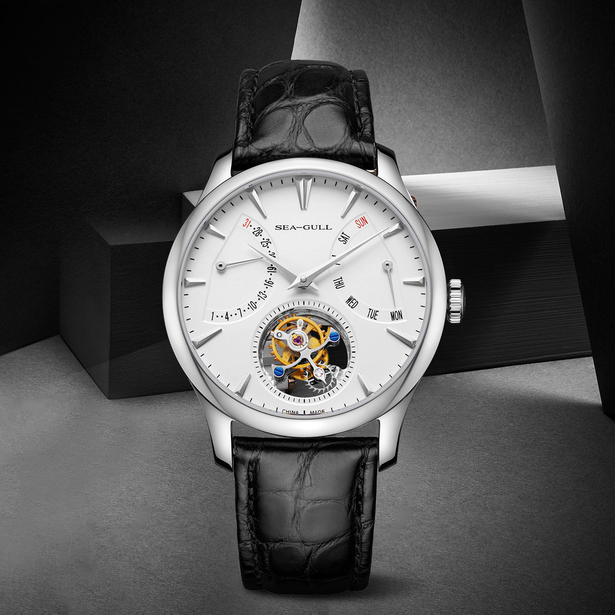 Artisan Heritage Series Multifunctional Day-date Calendar Automatic Eccentric Tourbillon 42mm
