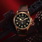 Rabbit Year Bronze Case Chinese-inspired Dial Limited Edition Watch 43mm