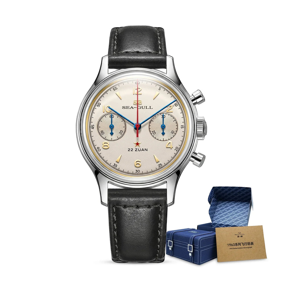 Seagull 1963 Polar Night Edition Vintage Chronograph 37.3mm | Enhanced ST19 Fine Finishing