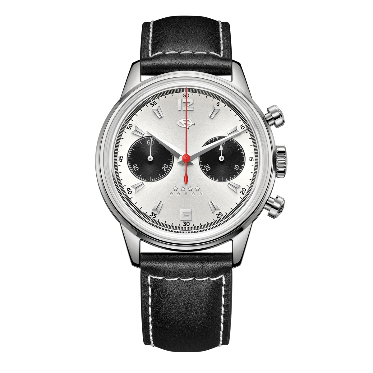 Seagull 1963 Series Reissue D304 Chronograph Watch Panda Eye Edition 40mm