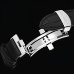 Multifunctional Full Calendar Date Day Display Open Heart Dress Watch 43mm