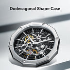 Edge Series Polygon Case Skeleton Watch 42mm