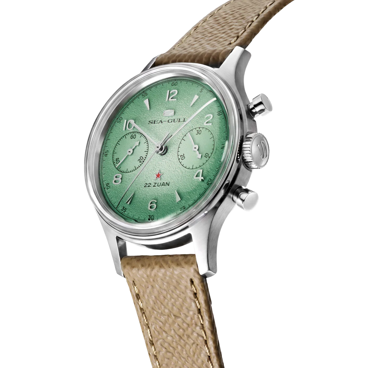 Seagull 1963 Aurora Edition Chronograph Watch 37.3mm