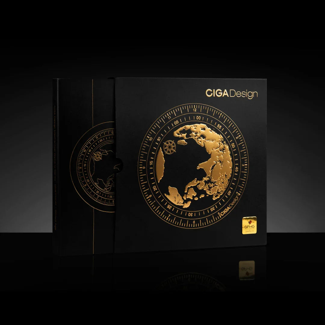 Ciga Design Mechanical Watch Blue Planet II Gilding Age