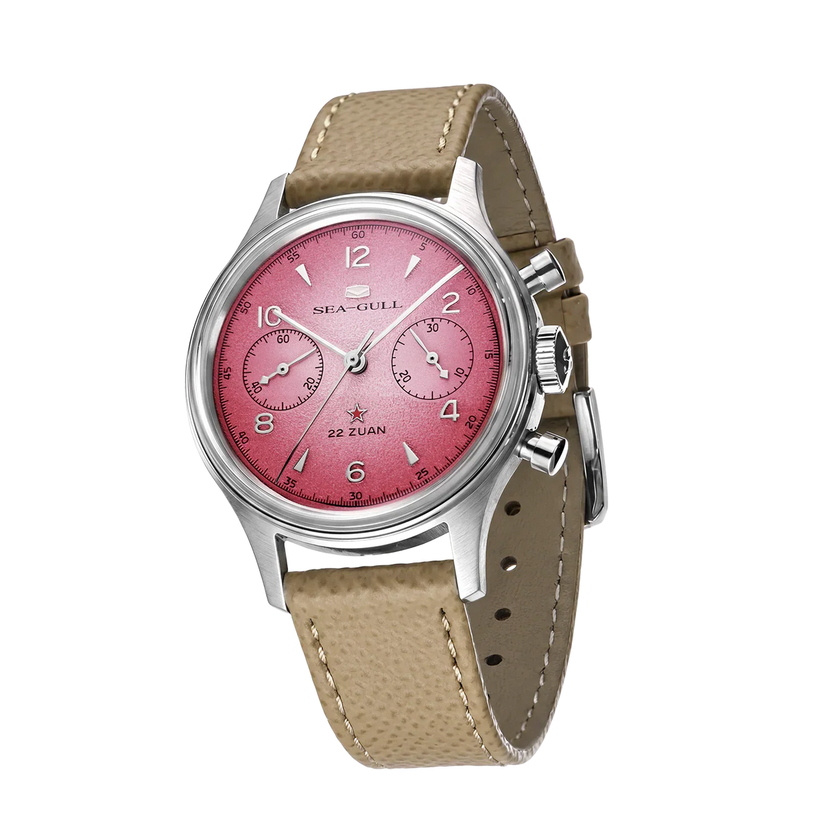 Seagull 1963 Aurora Edition Chronograph Watch 37.3mm