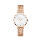 Petite Lumine Pressed Piano White MoP Rose Gold