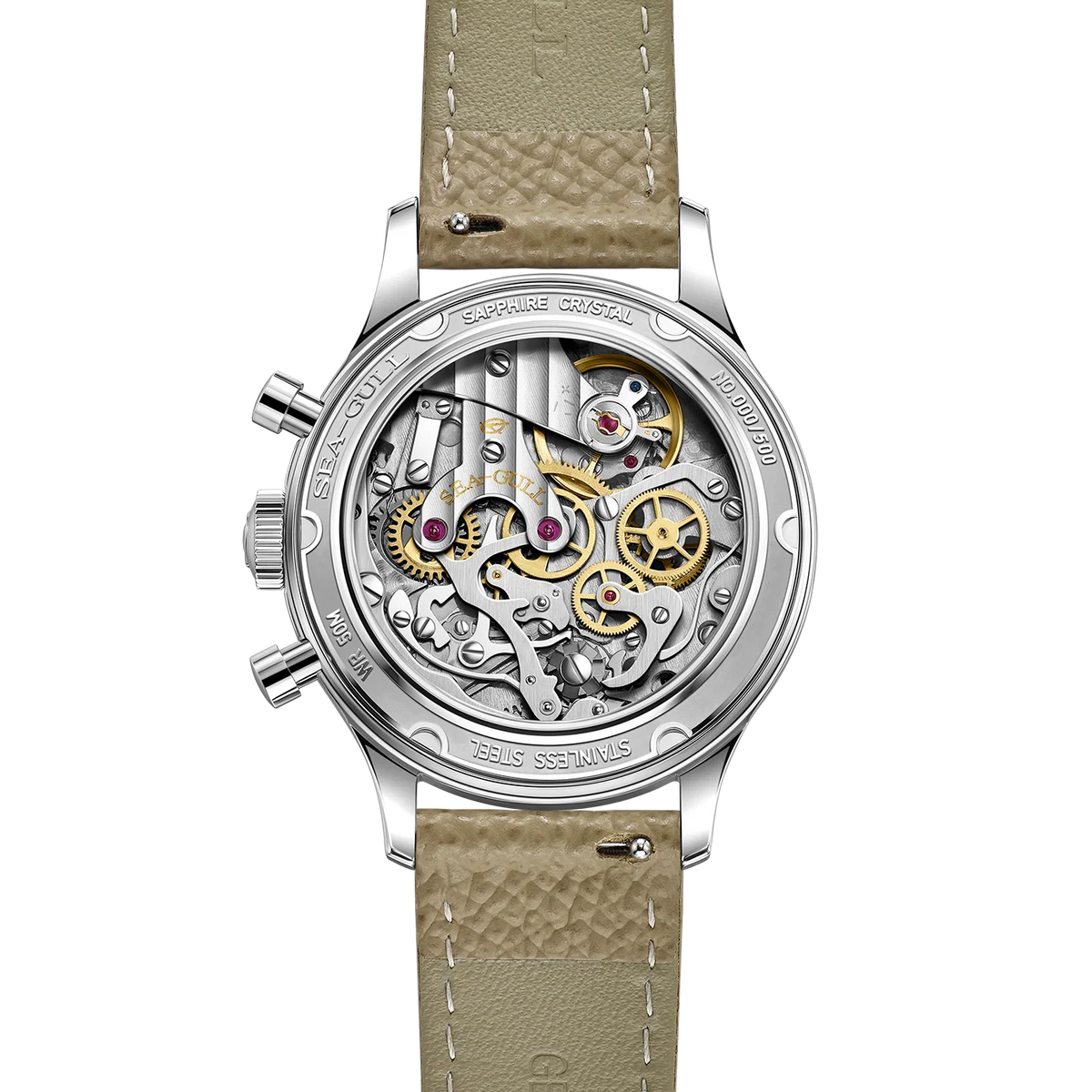 Seagull 1963 Aurora Edition Chronograph Watch 37.3mm