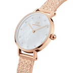 Petite Lumine Pressed Piano White MoP Rose Gold