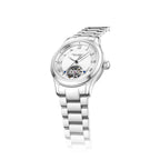 Open Heart Flywheel Guilloché Dial Automatic Watch 39mm