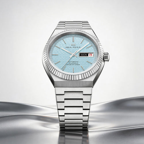 Ancient Cloud Motif Dial Date-day Calendar Reissue Automatic Dress Watch 38mm