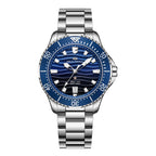Ocean Series Pro 300m Waterproof Gradient Wave-textured Dial Diving Watch 41mm
