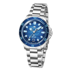 Ocean Series 200m Metallic Gradient Dial Calendar Dive Watch 39mm