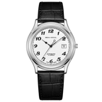 Slim Enamel Dial Ultra-Thin Dress Watch 39mm