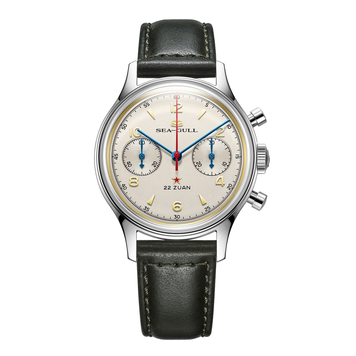 Seagull 1963 Polar Night Edition Vintage Chronograph 37.3mm | Enhanced ST19 Fine Finishing