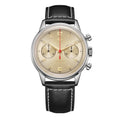 Seagull 1963 Series Reissue D304 Chronograph Watch Transparent Caseback 40mm