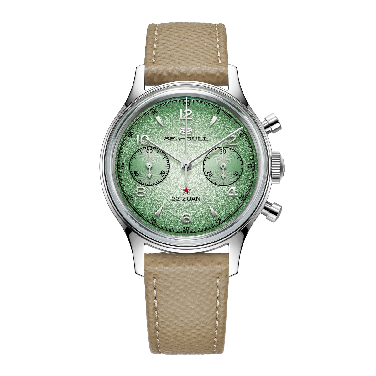 Seagull 1963 Aurora Edition Chronograph Watch 37.3mm