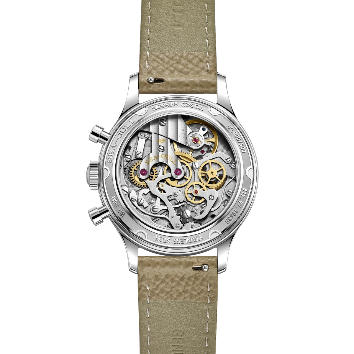 Seagull 1963 Aurora Edition Chronograph Watch 37.3mm