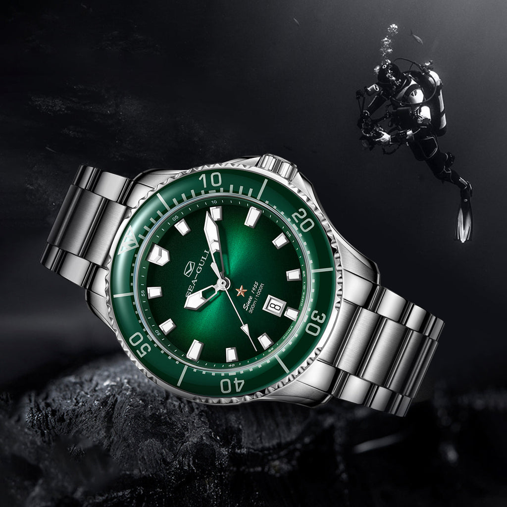 Ocean Series Pro 300m Waterproof Diving Watch 44mm