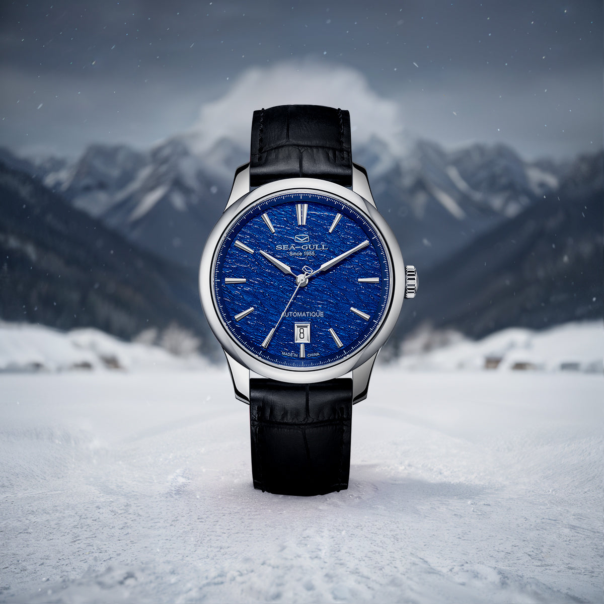Extraordinary Series Snowflake Dial Ultra-thin Dress Watch 40mm