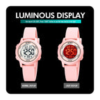 skmei-1721-triplicate-round-dial-led-digital-display-luminous-silicone-strap-electronic-watchrose-red