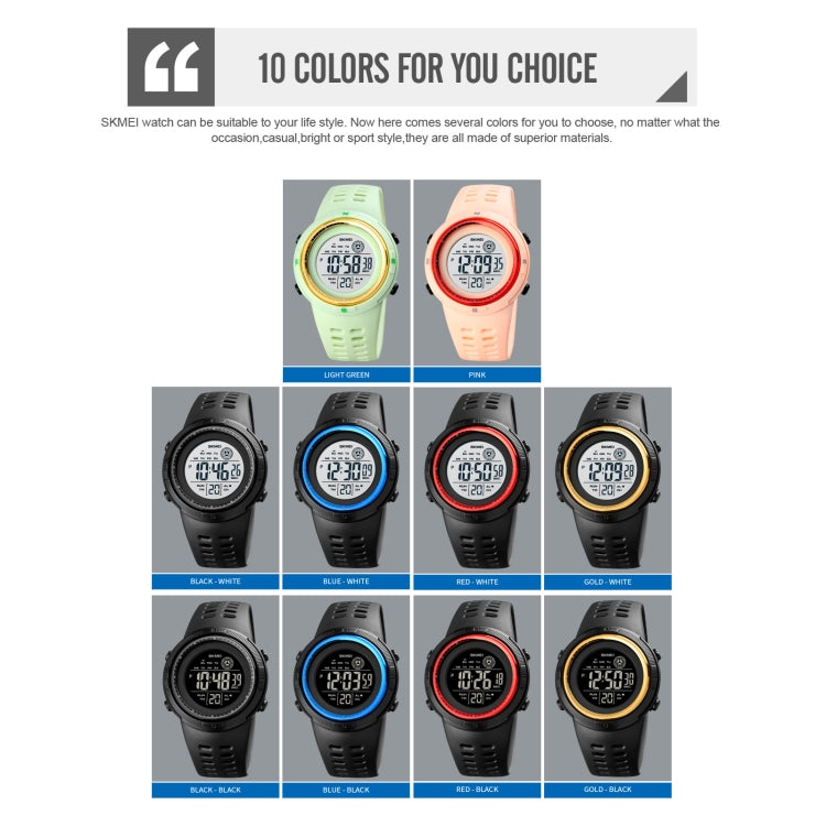 skmei-1773-triplicate-round-led-dual-time-digital-display-colorful-backlight-electronic-watchgold-black