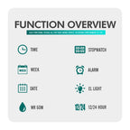 skmei-1608-multi-function-student-electronic-watch-waterproof-timing-silicone-sports-watchblack