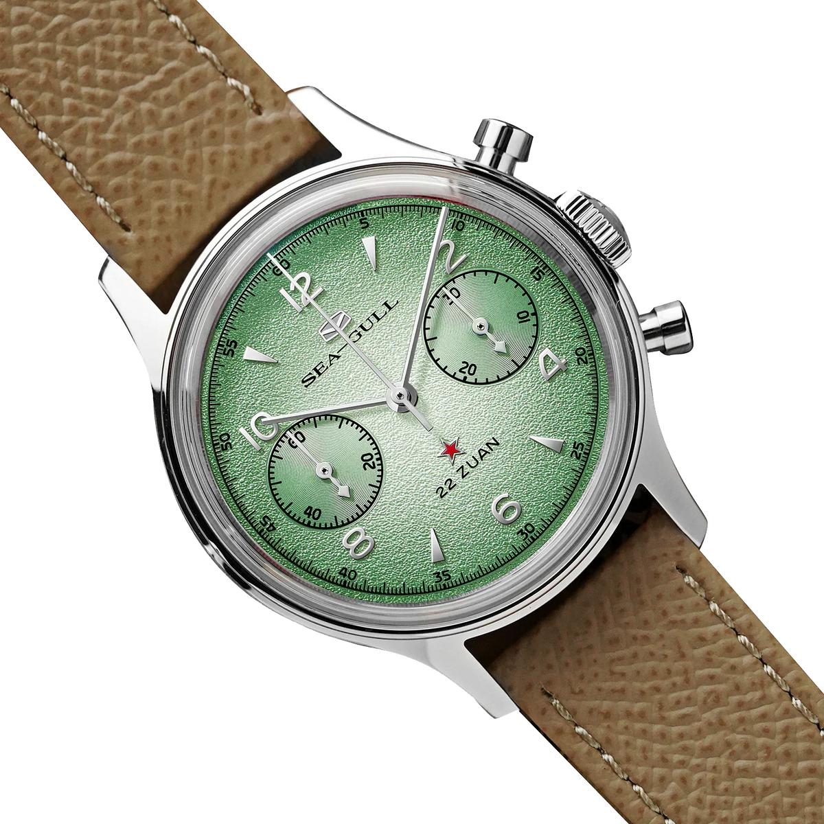 Seagull 1963 Aurora Edition Chronograph Watch 37.3mm