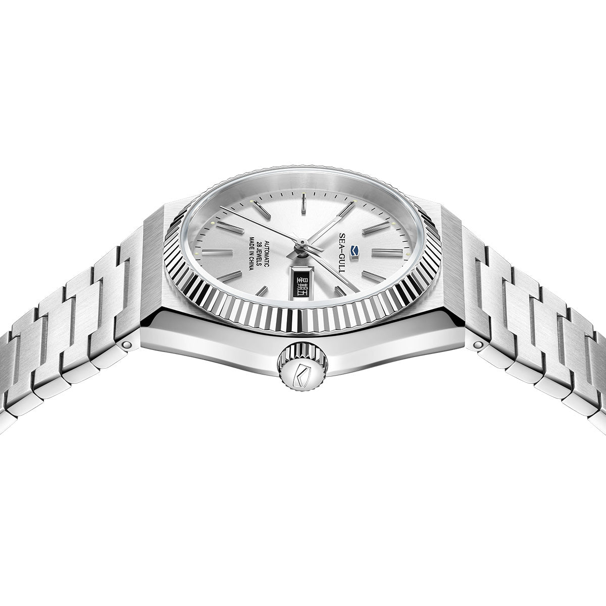 Bilingual Day-date Calendar Dress Watch 38mm