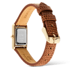 Bound Mini Light Brown Lizard Gold