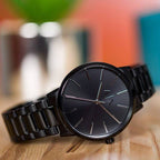 Armani Exchange Cayde AX2701 Men's Analog Watch – Black Dial with Black Stainless Steel Strap
